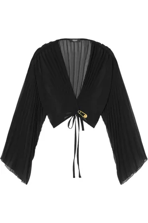 VERSACE Haut plissé Safety Pin