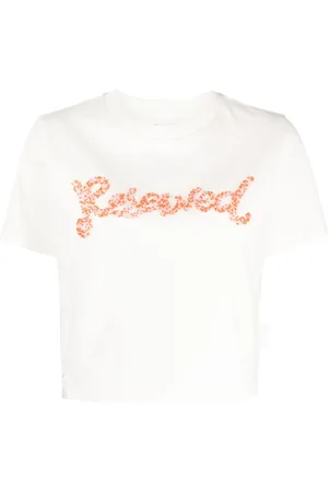 Izzue T-shirt crop Reserved