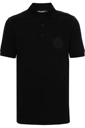 Dolce & Gabbana Polo en coton à logo brodé