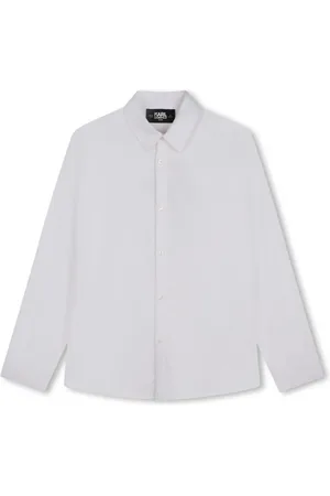 Karl Lagerfeld Chemise en popeline à motif en jacquard