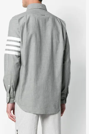 Thom Browne Chemise en chambray à détail rayé