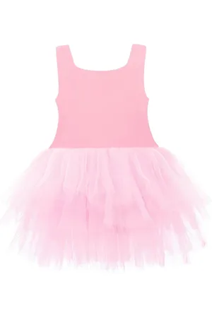 Mimi Tutu Robe sans manches à encolure carrée