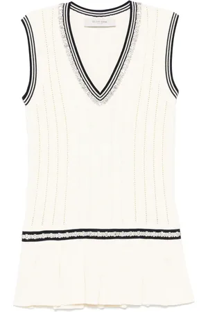 Golden Goose Robe Varsity Marjory à coupe courte