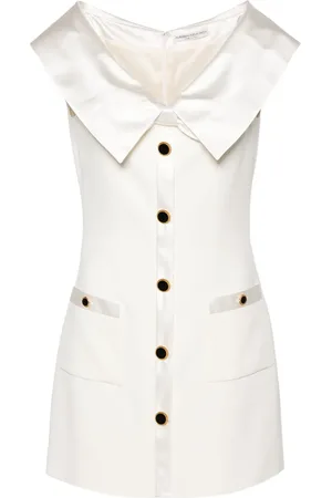 Alessandra Rich Robe courte à boutonnière