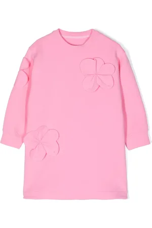 JNBY by JNBY Robe en coton à appliqués fleurs