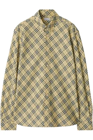 Burberry Chemise en coton à carreaux