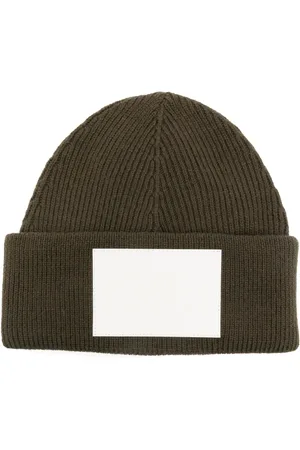 Maison Margiela Bonnet en maille intarsia