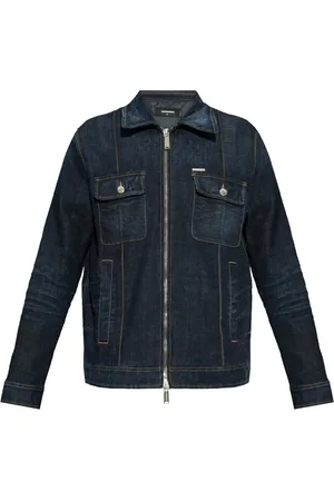 Dsquared2 Veste en jean à patch logo
