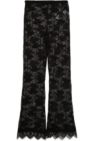 Oseree Pantalon droit en dentelle