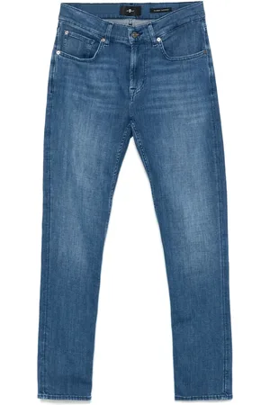 7 for all Mankind Jean Slimmy à coupe cigarette