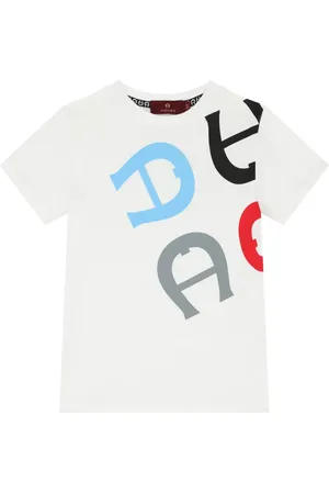 Aigner T-shirt en coton à logo imprimé
