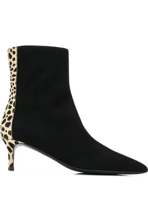 Giuseppe Zanotti Bottines à détail à motif léopard