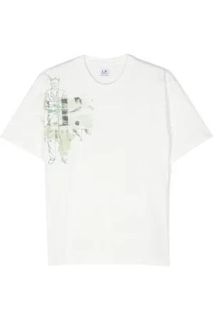 C.P. Company T-shirt en coton à imprimé graphique