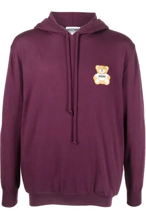Moschino Hoodie en laine vierge à logo Teddy Bear