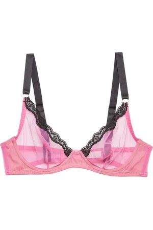 FLEUR DU MAL Soutien-gorge à empiècements en tulle