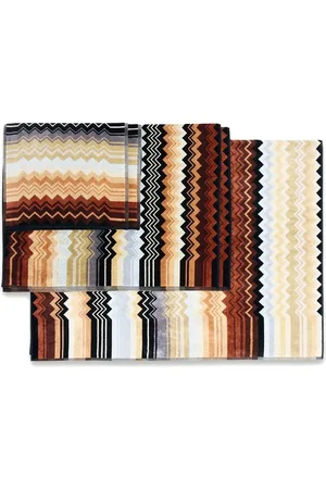 Missoni Lot de cinq serviettes Giacomo