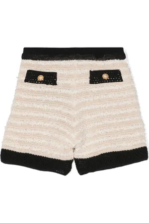 Balmain Short à bords francs