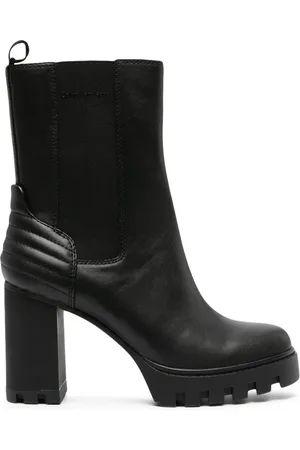 Calvin Klein Bottines en cuir 90 mm à plateforme