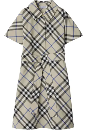 Burberry Robe-chemise à carreaux