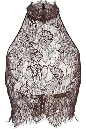 Retrofete Haut Violet en dentelle