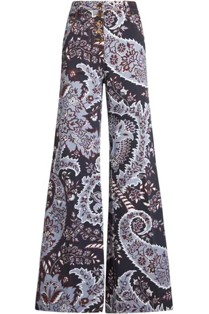 Etro Jean évasé à motif cachemire