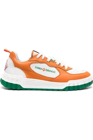 Casablanca Baskets Court en cuir