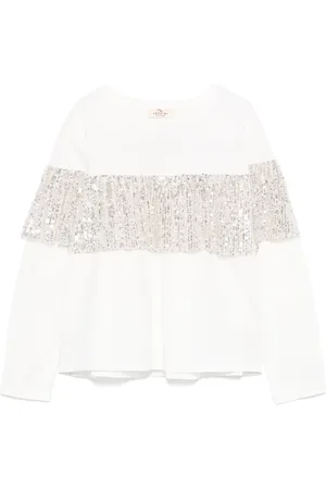 Le pandorine Haut à ornements de sequins