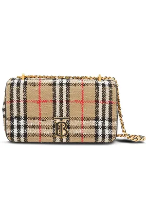 Burberry Sac porté épaule Lola à motif Vintage Check