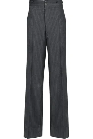 Maison Margiela Pantalon Barathea en laine