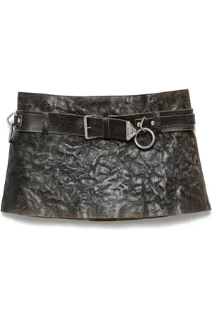 Prada Minijupe à taille ceinturée