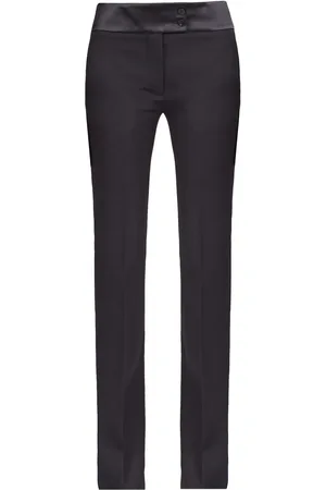Salvatore Ferragamo Pantalon de tailleur à coupe droite