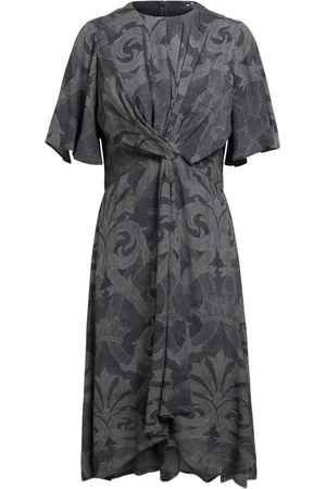 Etro Robe mi-longue à motif abstrait