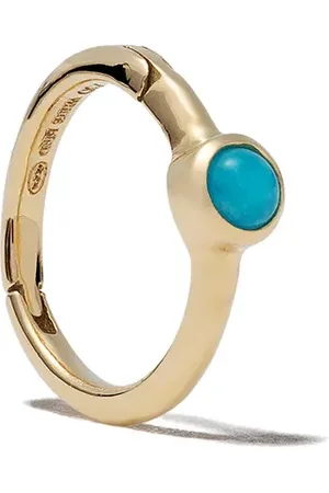 We by White Bird Anneau unique Justine en 18ct orné de turquoise