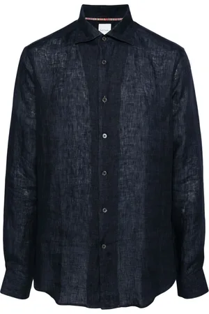 Paul Smith Chemise en lin à manches longues