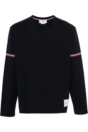 Thom Browne T-shirt à bande tricolore
