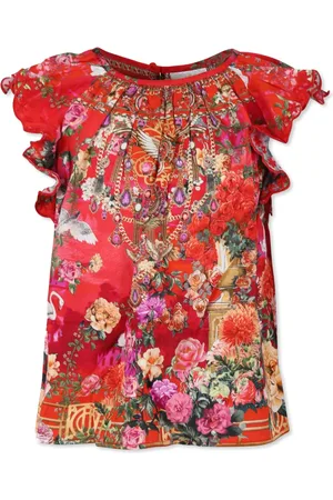 Camilla Blouse à manches volantées