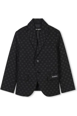 Karl Lagerfeld Blazer à logo en jacquard