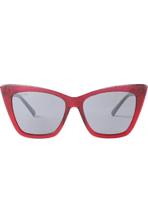 Jimmy Choo Lunettes de soleil Lucine à monture papillon