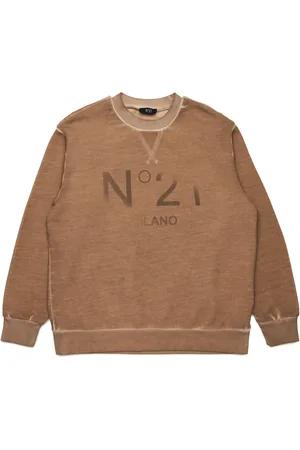 Nº21 Sweat en coton à logo imprimé