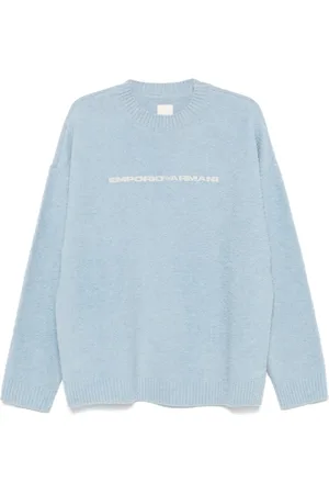 Emporio Armani Pull à logo imprimé
