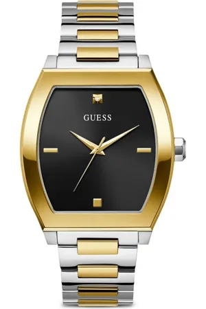 Guess Montre en acier recyclé 42 mm