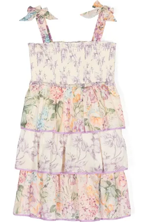 ZIMMERMANN Robe en coton à volants superposés