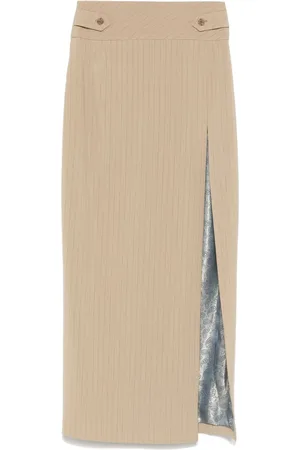 MITILIANE COUTURE Jupe longue à fines rayures
