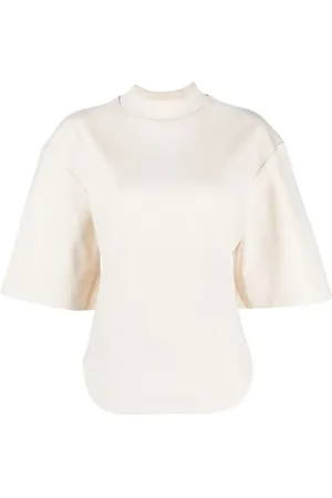 The Attico T-shirt en coton à dos-nu
