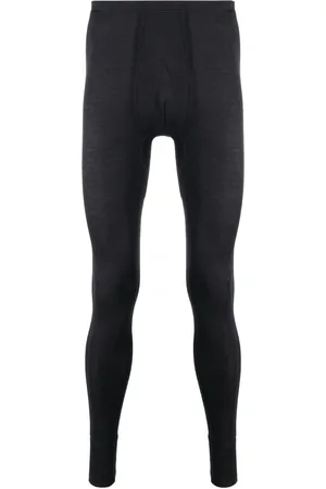Hanro Legging en laine mérinos à empiècements