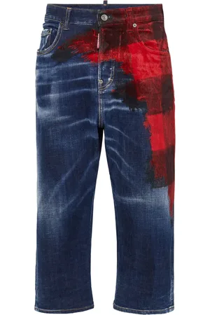 Dsquared2 Jean à empiècements à carreaux