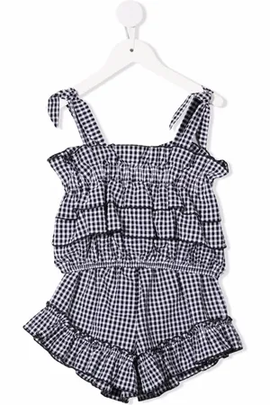 Le pandorine Ensemble haut-short à carreaux vichy