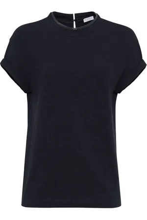 Brunello Cucinelli T-shirt à fermeture boutonnée