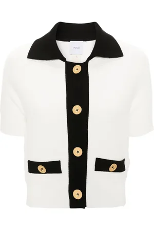 Patou Cardigan crop en maille 3D