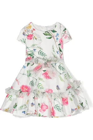 MONNALISA Robe courte évasée à fleurs